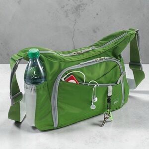 REI Tranquility Shoulder Bag Green Adjustable Strap Multiple Pockets NWOT